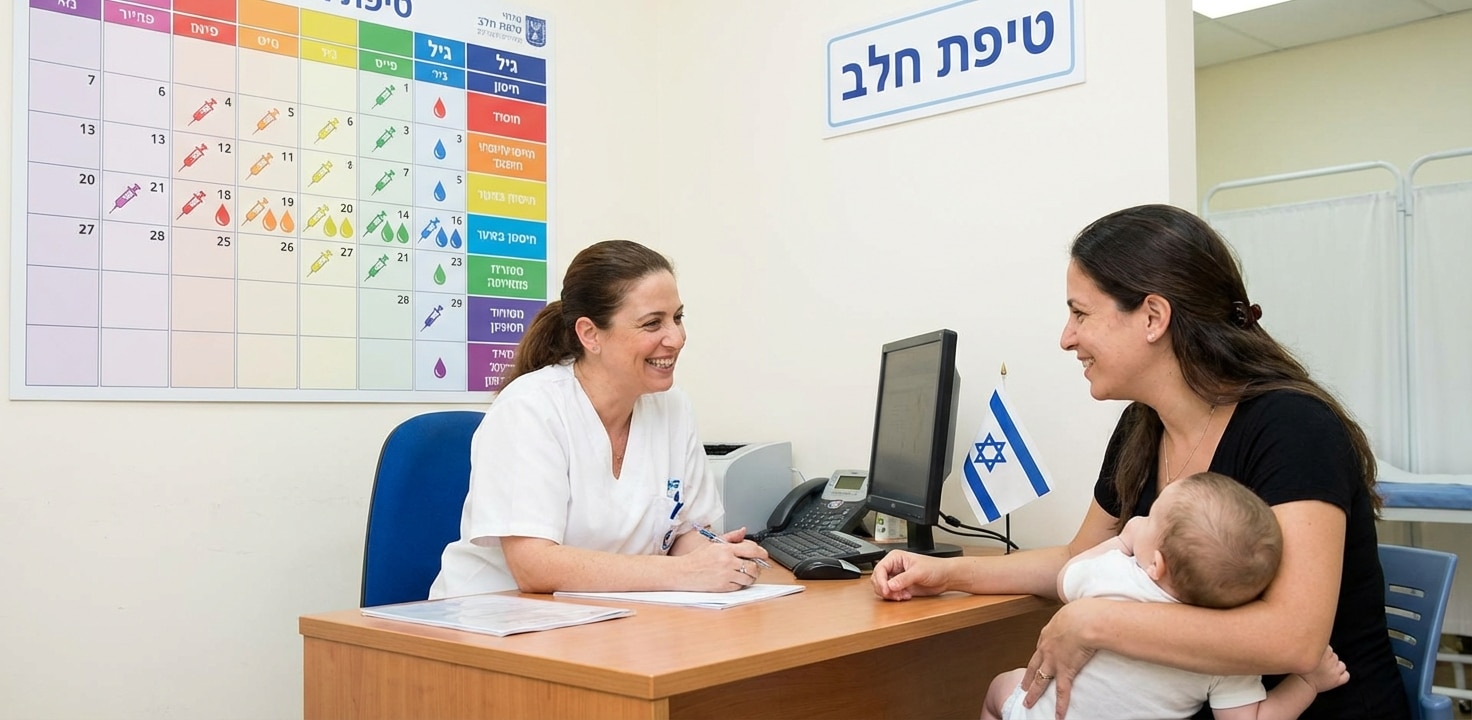 לוח חיסונים בישראל: מתי ומה מקבלים בטיפת חלב